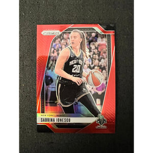 Sabrina Ionescu - 2024 Panini Prizm WNBA- Red Prizms #179/299